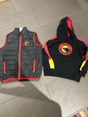 SC Bern Set Kapuzenpullover und Weste schwarz NEU!!
