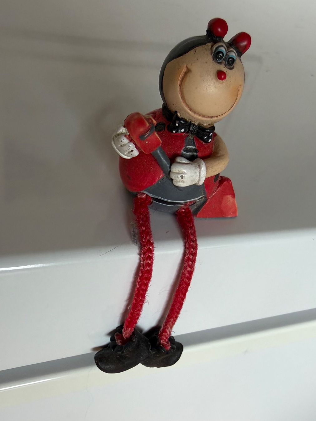 Figuren: Marienkäfer Figur Shelf Sitter, Kantenhocker, 9 cm – Gebraucht aus Egg b. Zürich von Mogli93