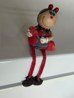 Marienkäfer Figur Shelf Sitter, Kantenhocker, 9 cm, Glück