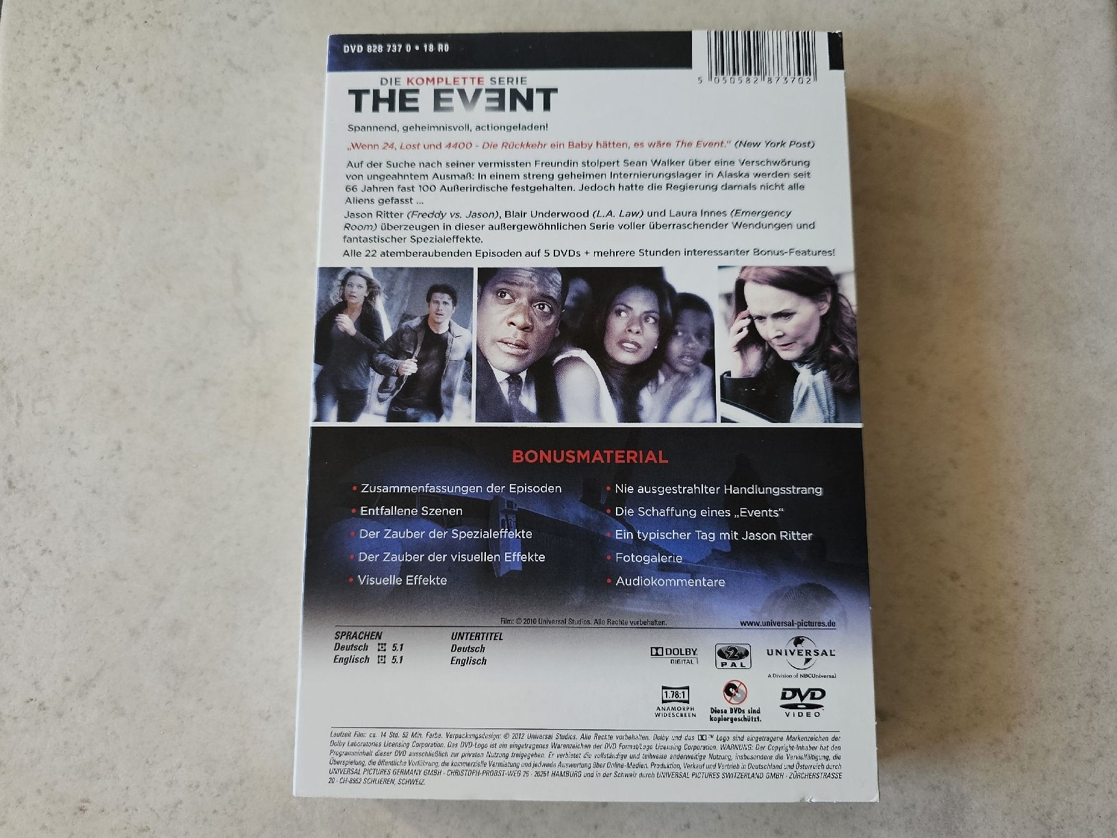 Tutti i DVDs: The Event  -  Die komplette Serie – Usato da Schneisingen venduto da backstore24 1