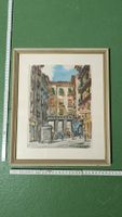 Aquarell «Madrid» – signiert Sánchez