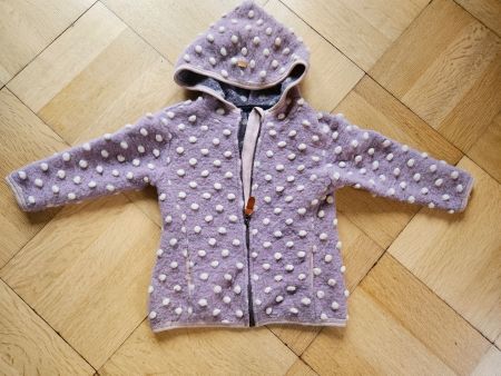 Wolljacke Pure Pure gepunktet Grösse 98/104 gebraucht