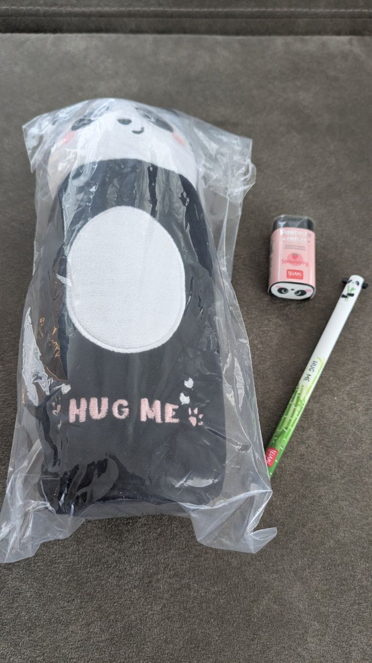 Legami Penna & Evidenziatori: Legami - Panda Set -  Flauschiges Etui, Radierer – Nuovo e nell'imballaggio originale da Staufen venduto da Fleby84 1