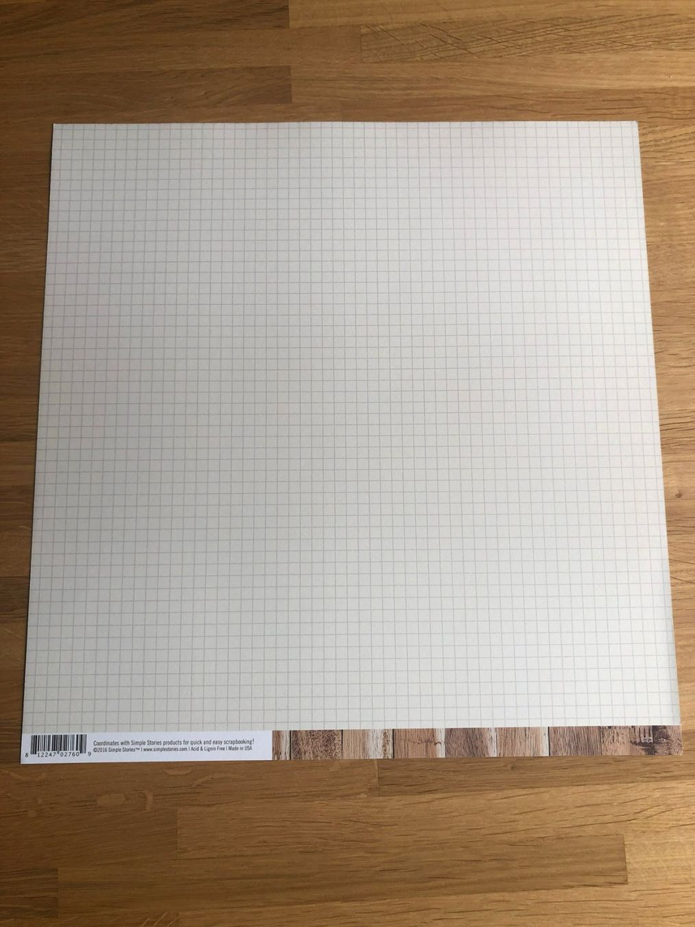 Papier: DP Hickory/Cream Grid - Simple Stories - P – Neuf (Voir description) à Neukirch (Egnach) par muolen 1