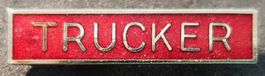 BB538 - Alte Brosche Trucker / Fernfahrer