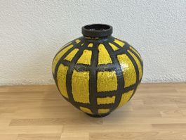 Vintage Kugelvase von Carstens Tönnieshof (Fat-Lava Glasur)