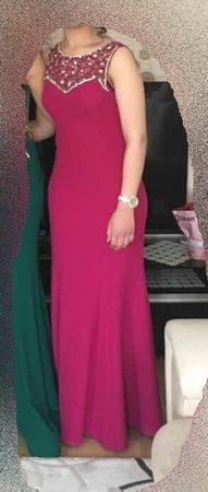 Abendkleid Violett