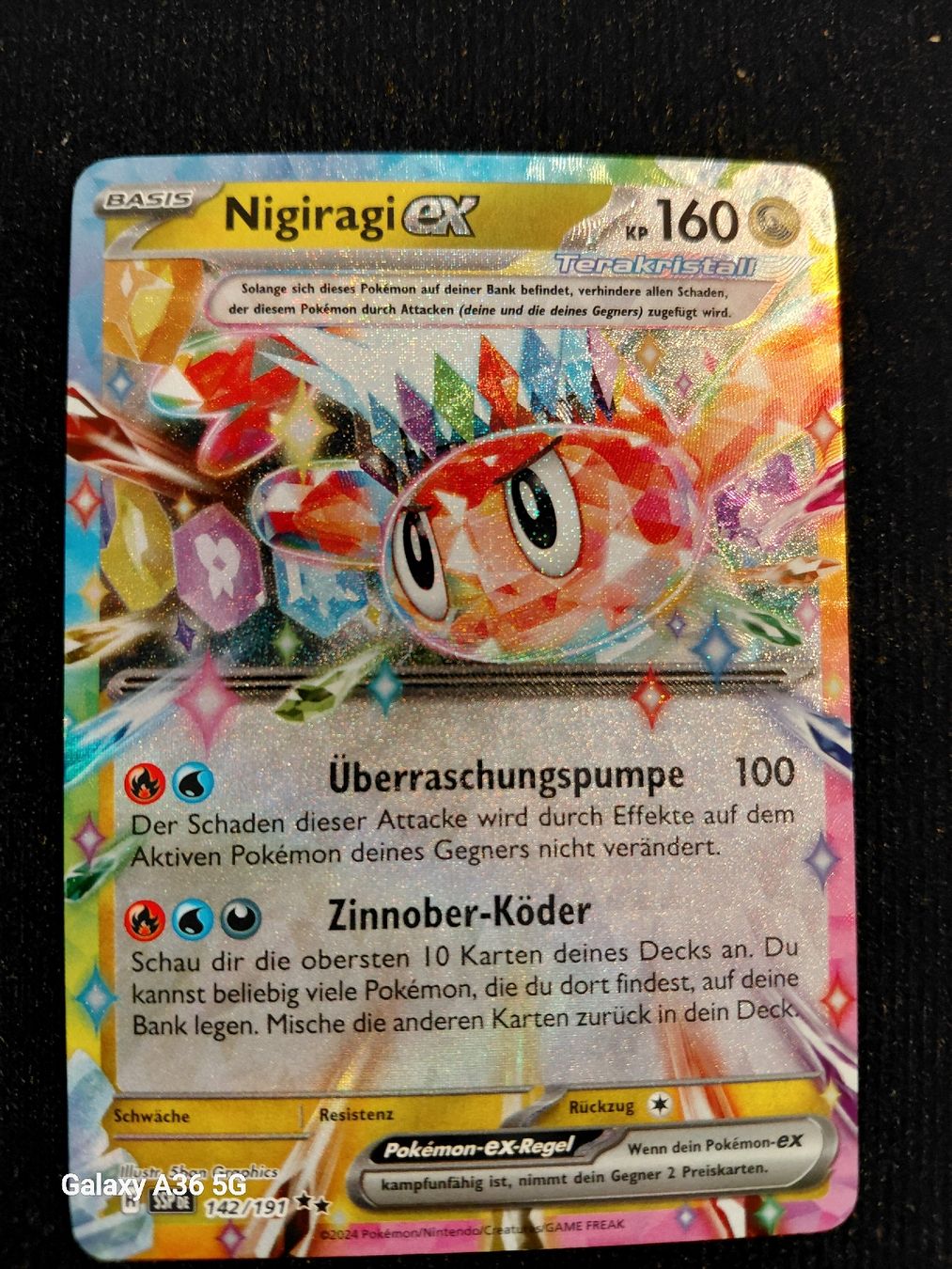 Pokémon Carte collezionabili: Nigiragi ex 142/191 – Nuovo (secondo la descrizione) da Zuchwil venduto da Sam-ler-in
