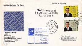 Erstflug Lufthansa Rabat - Zürich 1975
