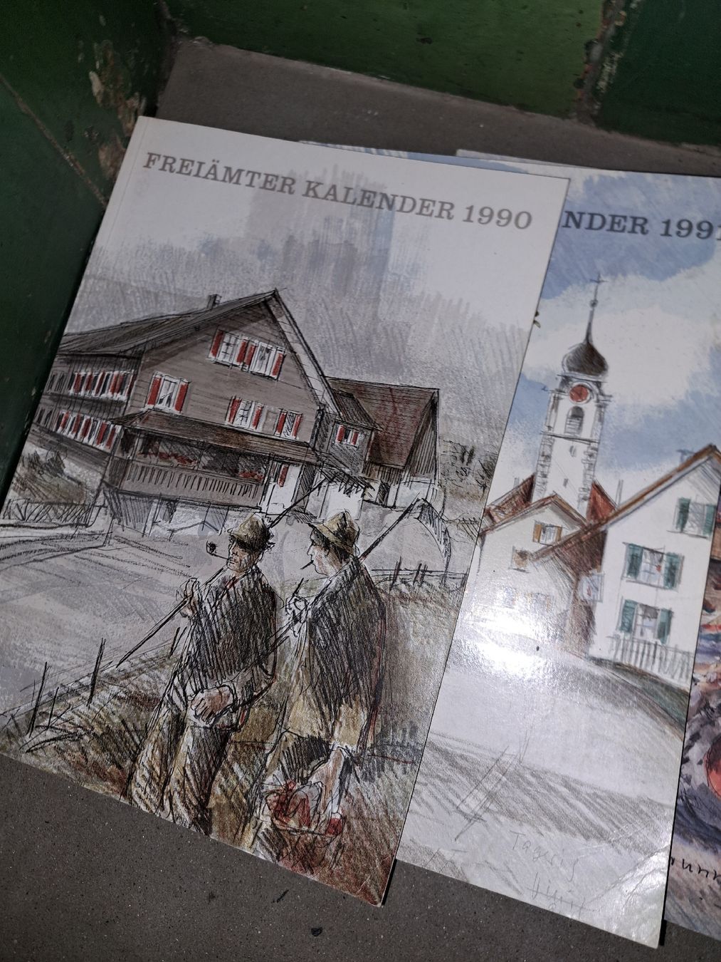 Calendari: Freiämter Kalender Sammlung 1990-2004,  top – Usato da Kölliken venduto da Upcycling-by-Mc-TAM 1