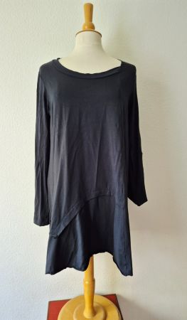 PULLOVER PULLI NOOK M 38 ANTHRAZIT TUNIKA ASYMMETRISCH TOP