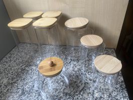 Vorratsdosen Glas, Glaskrüge,