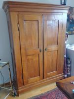 Antik Massivholz Schrank Holz Kasten Biedermeier Stil TOP!!!