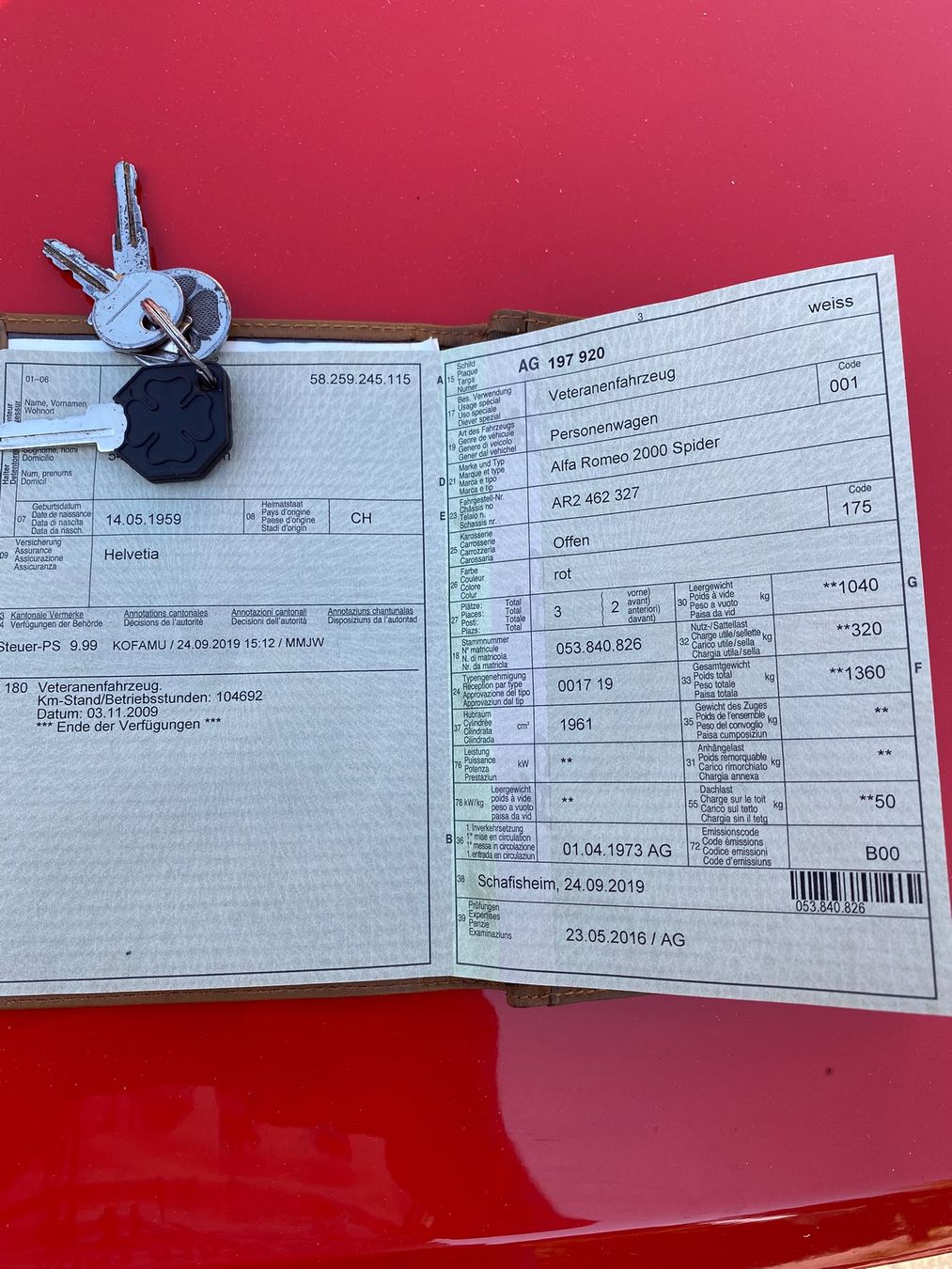 Alfa Romeo Autos: Alfa Romeo 2000 Spider – Gebraucht aus Freienwil von CharlieFirpo 3