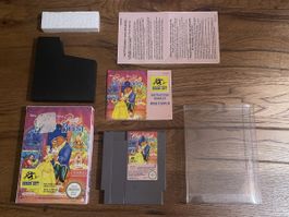 Nintendo NES: Die Schöne und das Biest FRA komplett, Rarität