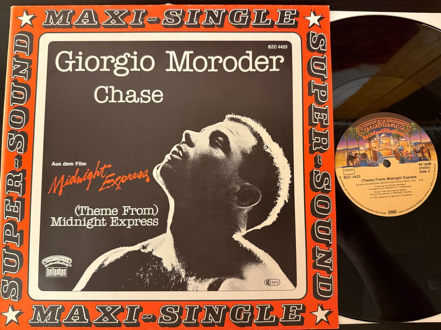 Dischi in vinile: Giorgio Moroder – Chase [12" DE 1978] – Usato da Tamins venduto da Dark-Skull-Vinyl