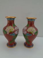 1 Paar Cloisonné Vasen China