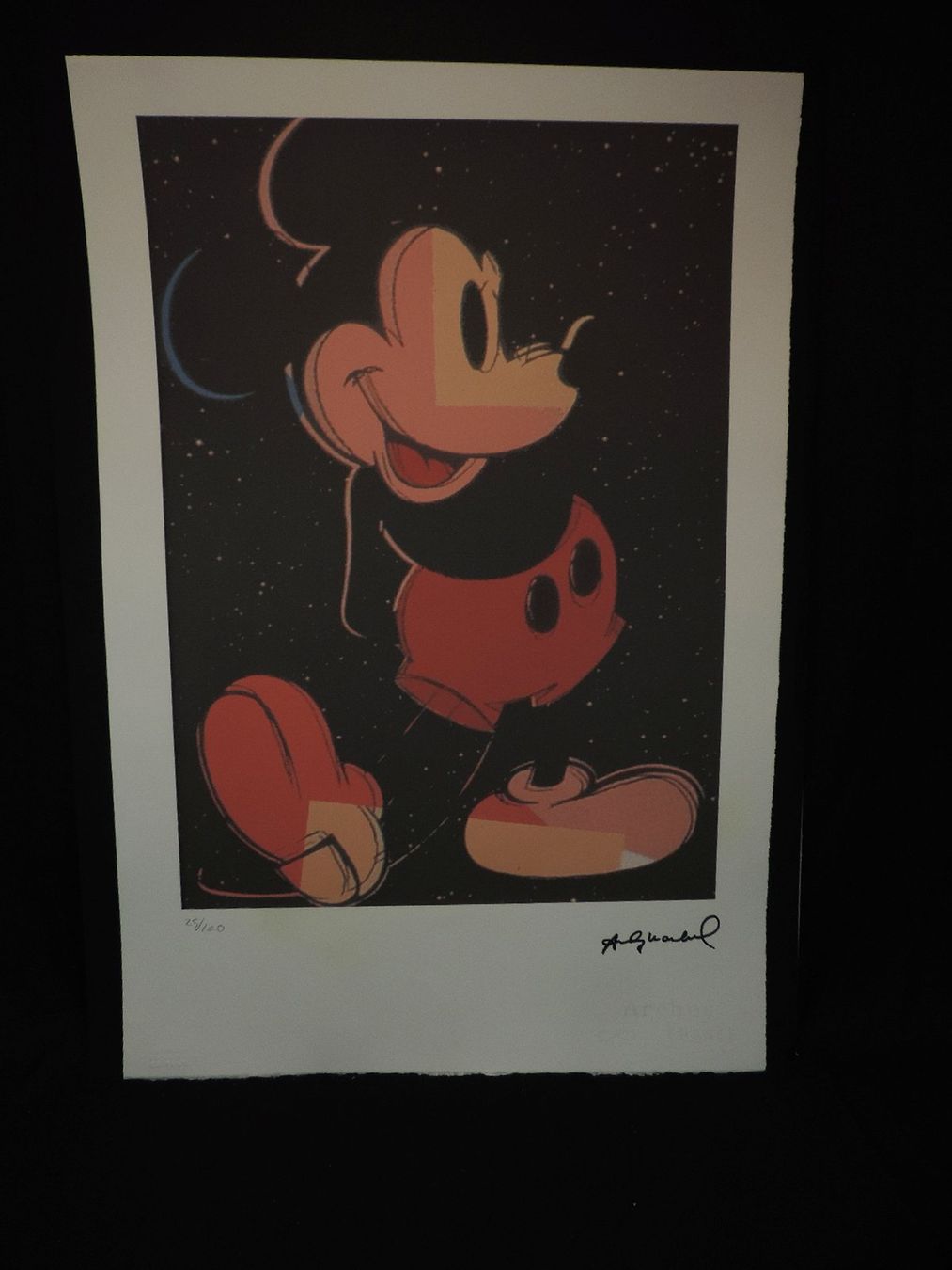 Grafiken & Lithographien: Andy Warho Litho, Mickey Mouse – Neu und originalverpackt aus Duggingen von roterbambus