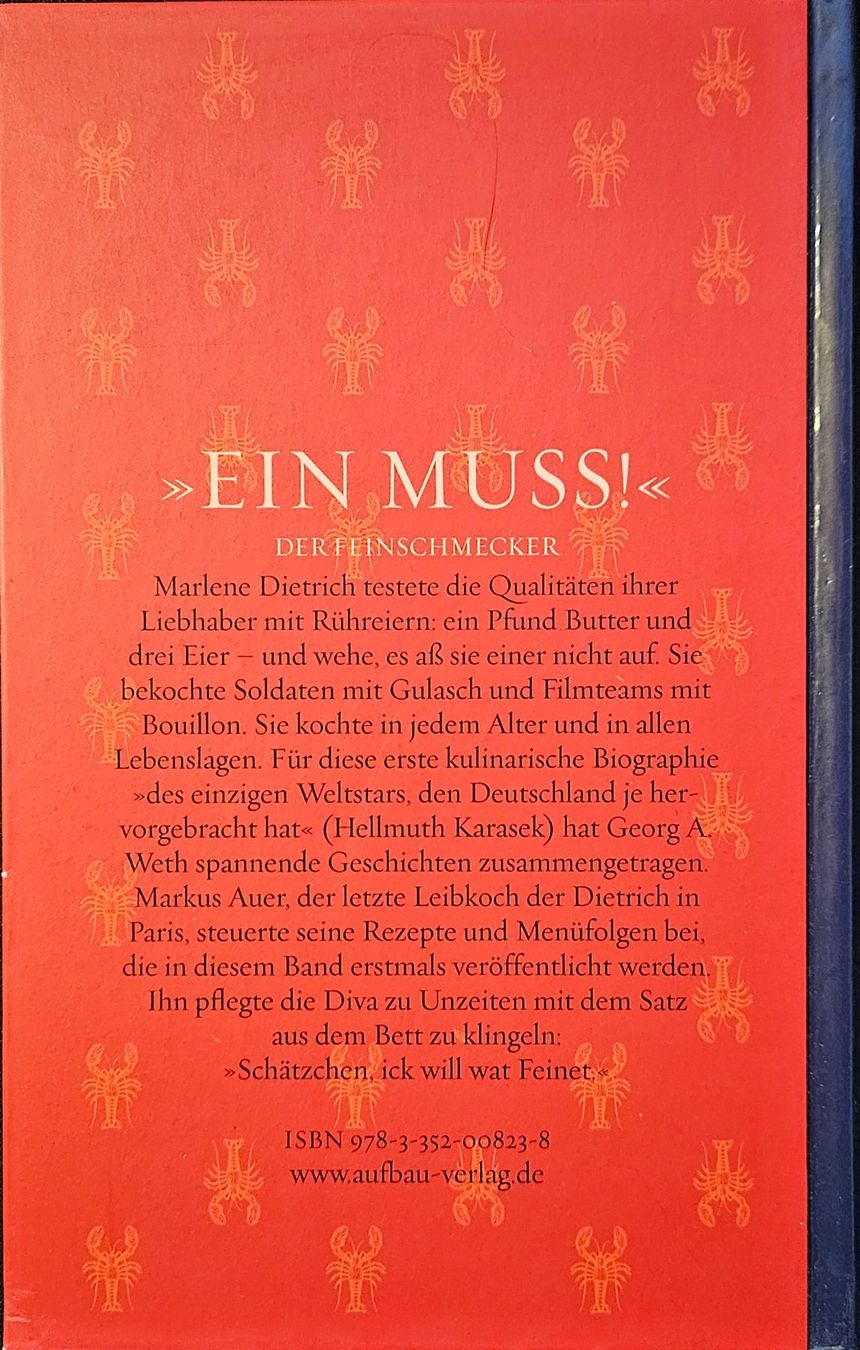 Libri: Marlene Dietrich "Ick will wat Feinet", das etwas andere... – Nuovo (secondo la descrizione) da Oberramsern venduto da Heinzelfrau 1