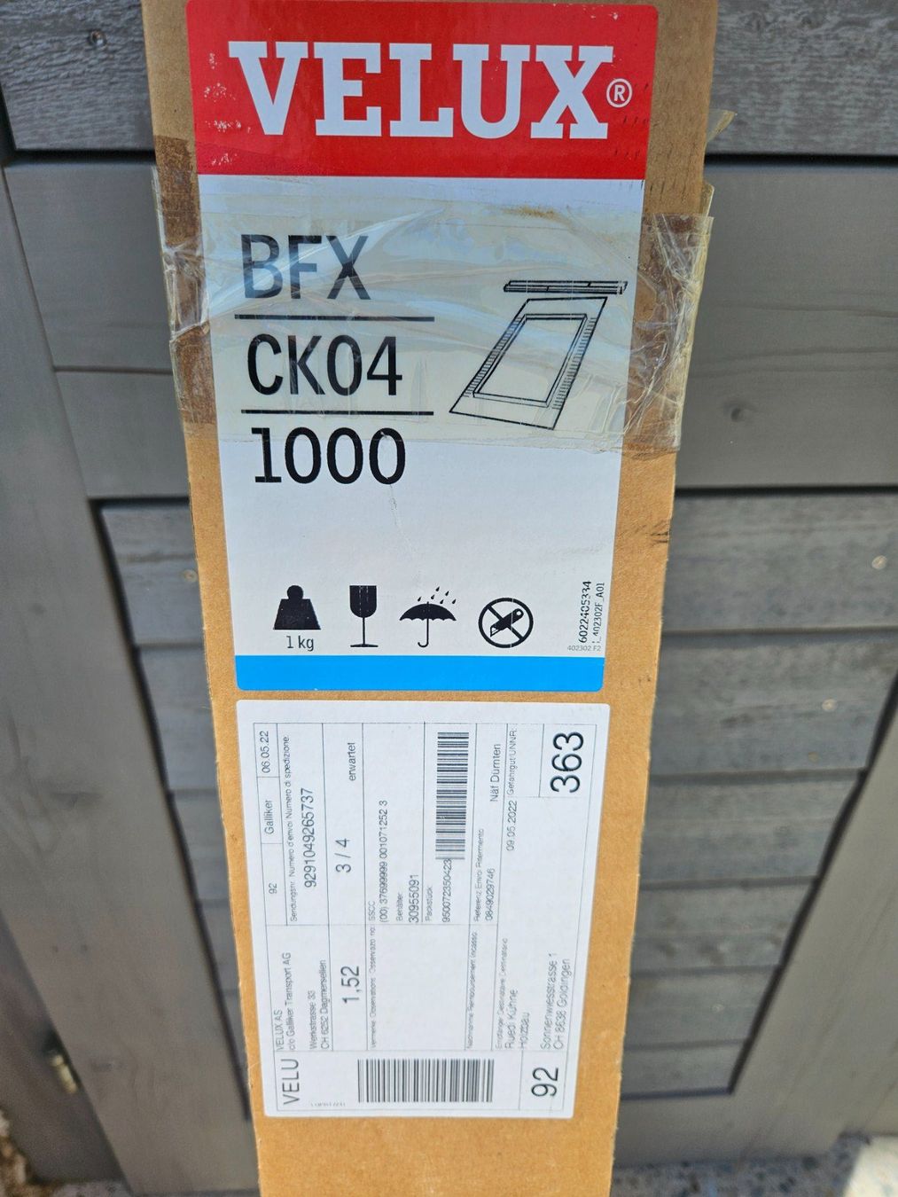 Fenster: Velux Unterdachschürze – Neu und originalverpackt aus Goldingen von Kuehne_Holzbau