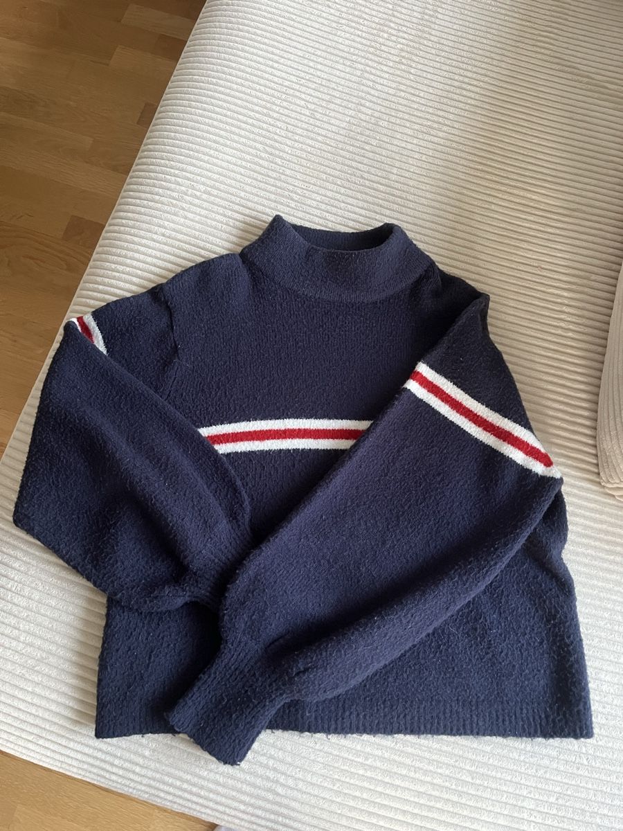 Maglioni & Felpe: Mango Strickpullover, marineblau, Gr. L, Winter-Look! – Usato da Abtwil SG venduto da and_8tpy