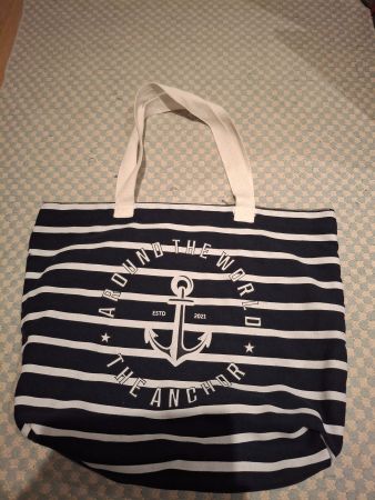 Esmara Stofftasche mit Anker-Motiv, neuwertig, Top Zustand