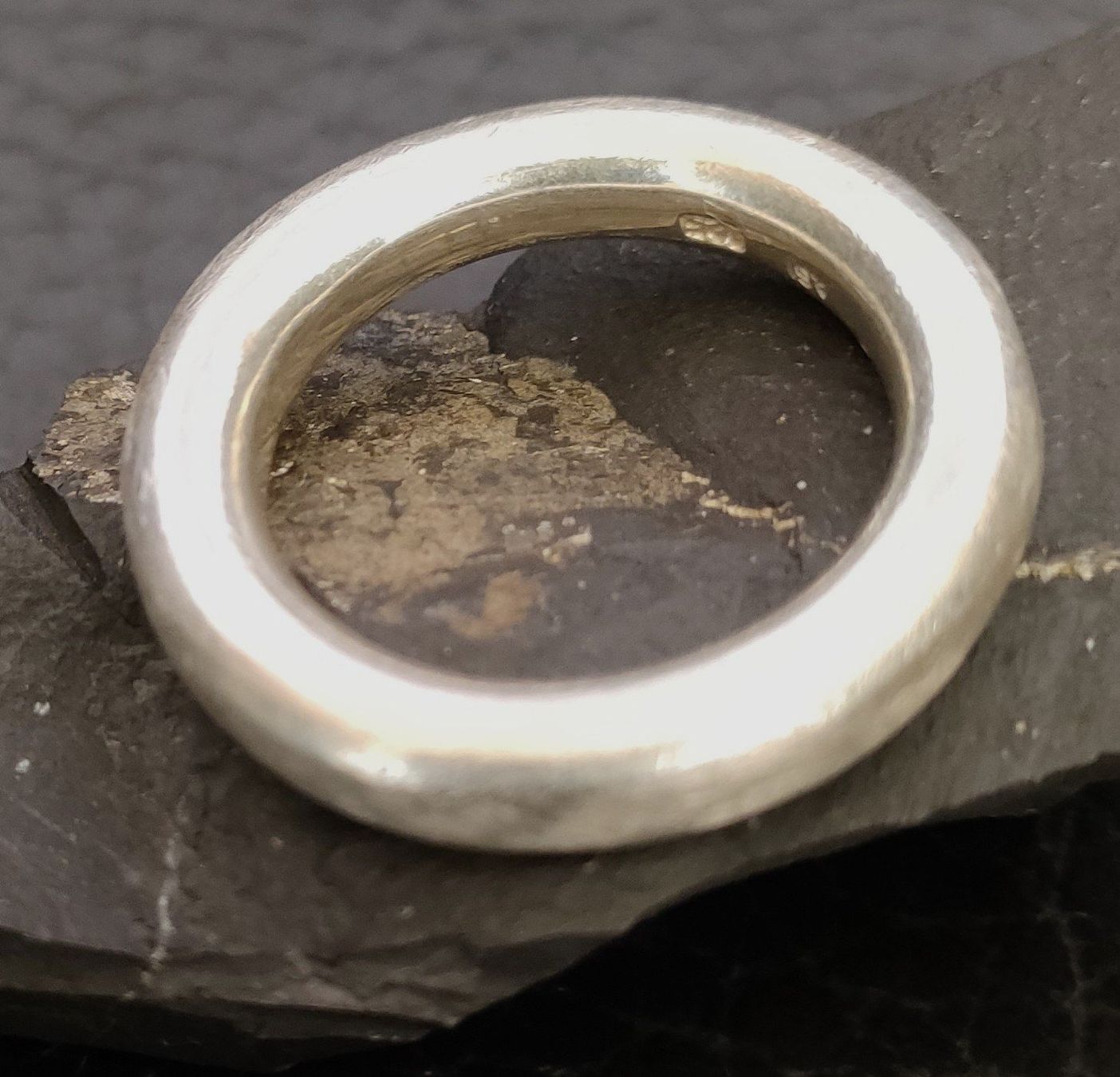 Ringe: Silberring 925 - mattiert geschliffen - Gr. 58 - ca.12g – Gebraucht aus Ruggell von Zuza888 1