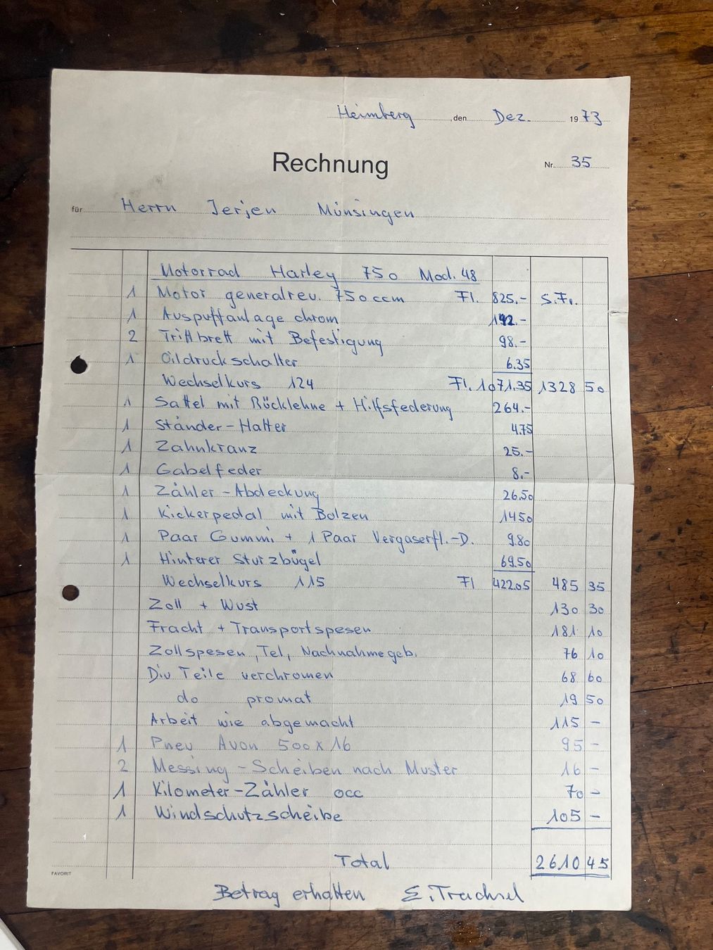 Harley-Davidson Route: Harley Davidson Flathead Oldtimer – D'occasion à langrickenbach par Swissemanuel 8