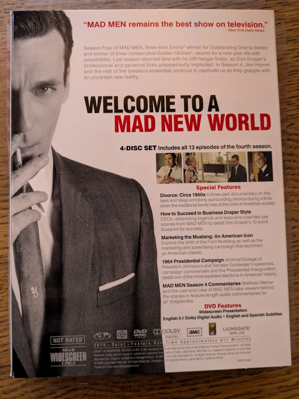 Tutti i DVDs: Mad Men - Season Four (Code 1) – Usato da Männedorf venduto da Pacer19 1