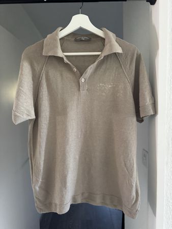 Herren Poloshirt Grösse L Leinen  Daniele Fiesoli NP349.-