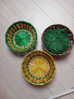 Osterkörbe/ 3 bunte Körbchen