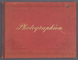 Fotoalbum Nizza und Monaco, um 1870/80