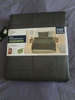 Livarno Home Satin-Wendebettwäsche – Anthrazit/Dunkelgrau –