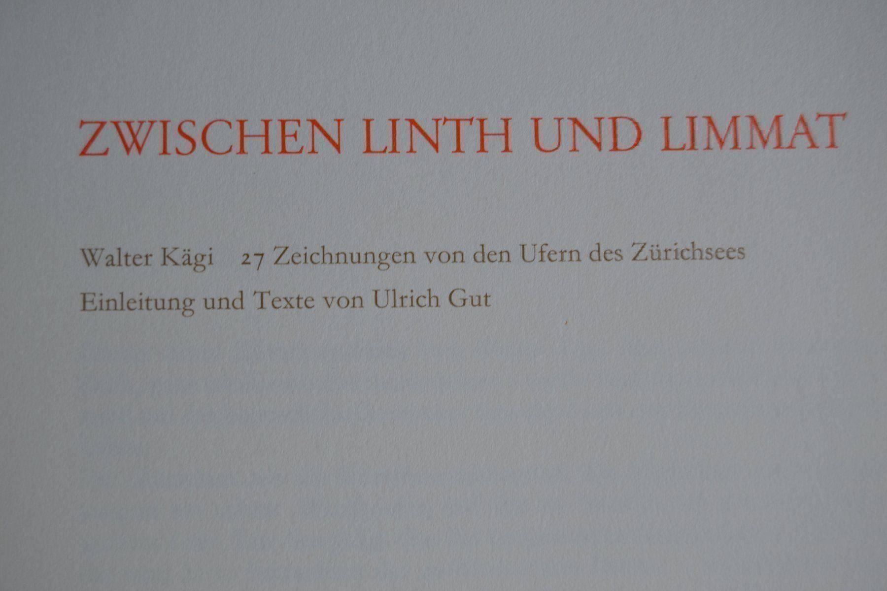 Bücher: Zwischen Linth und Limmat – Gebraucht aus Beinwil am See von kajak55 1