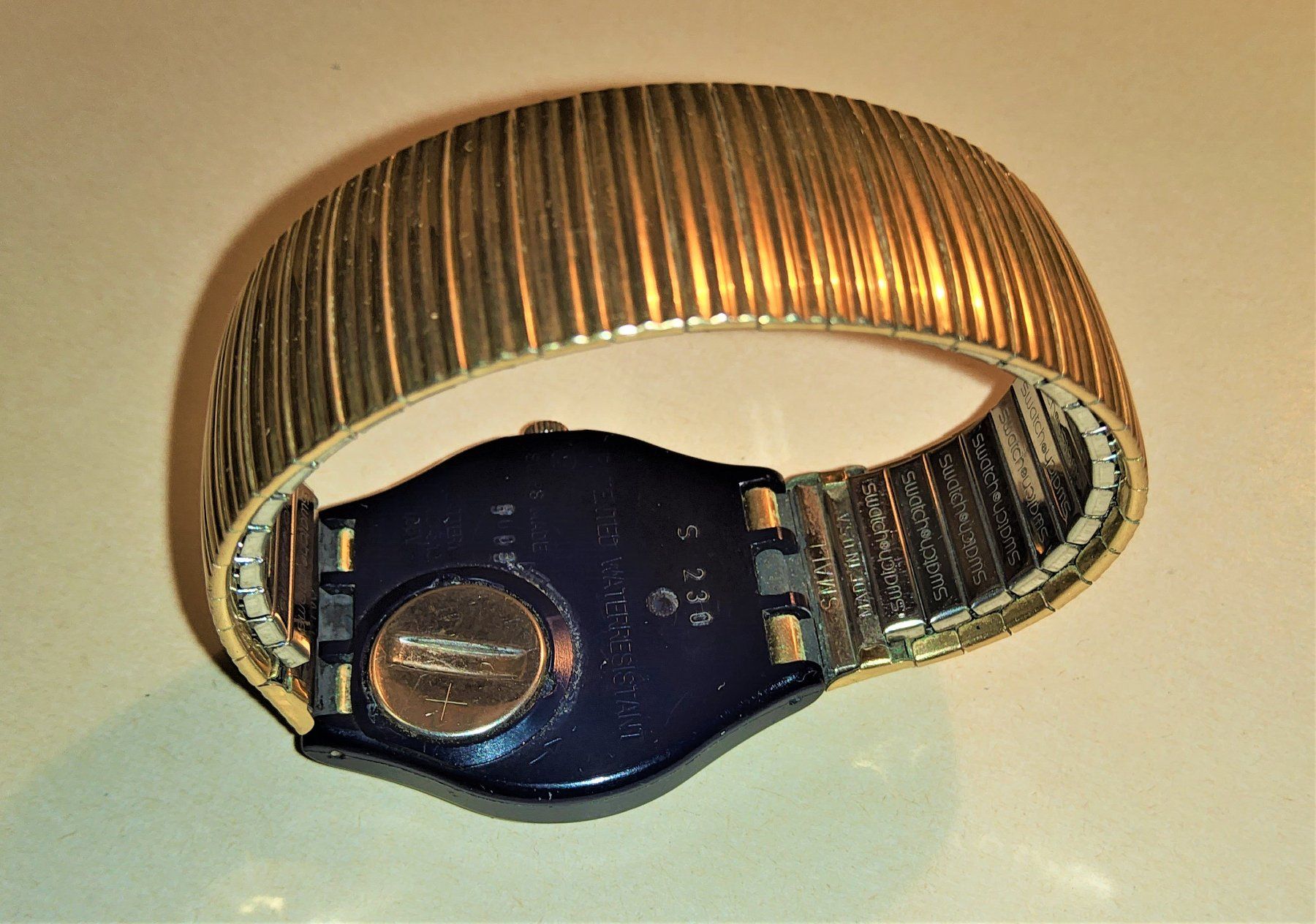 Swatch Orologi: SWATCH GN120 "BACKSTAGE" von 1991 - mit Flex-Armband – Usato da Thalwil venduto da freespirit-jp 2