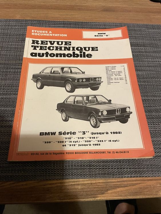 BMW E21 3er Série - RTA (D'occasion) à vessy pour CHF 26 – avec ...