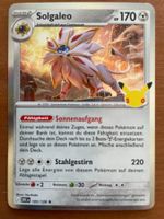 Pokemon Solgaleo Holo 30 Jahre (Versand gratis)