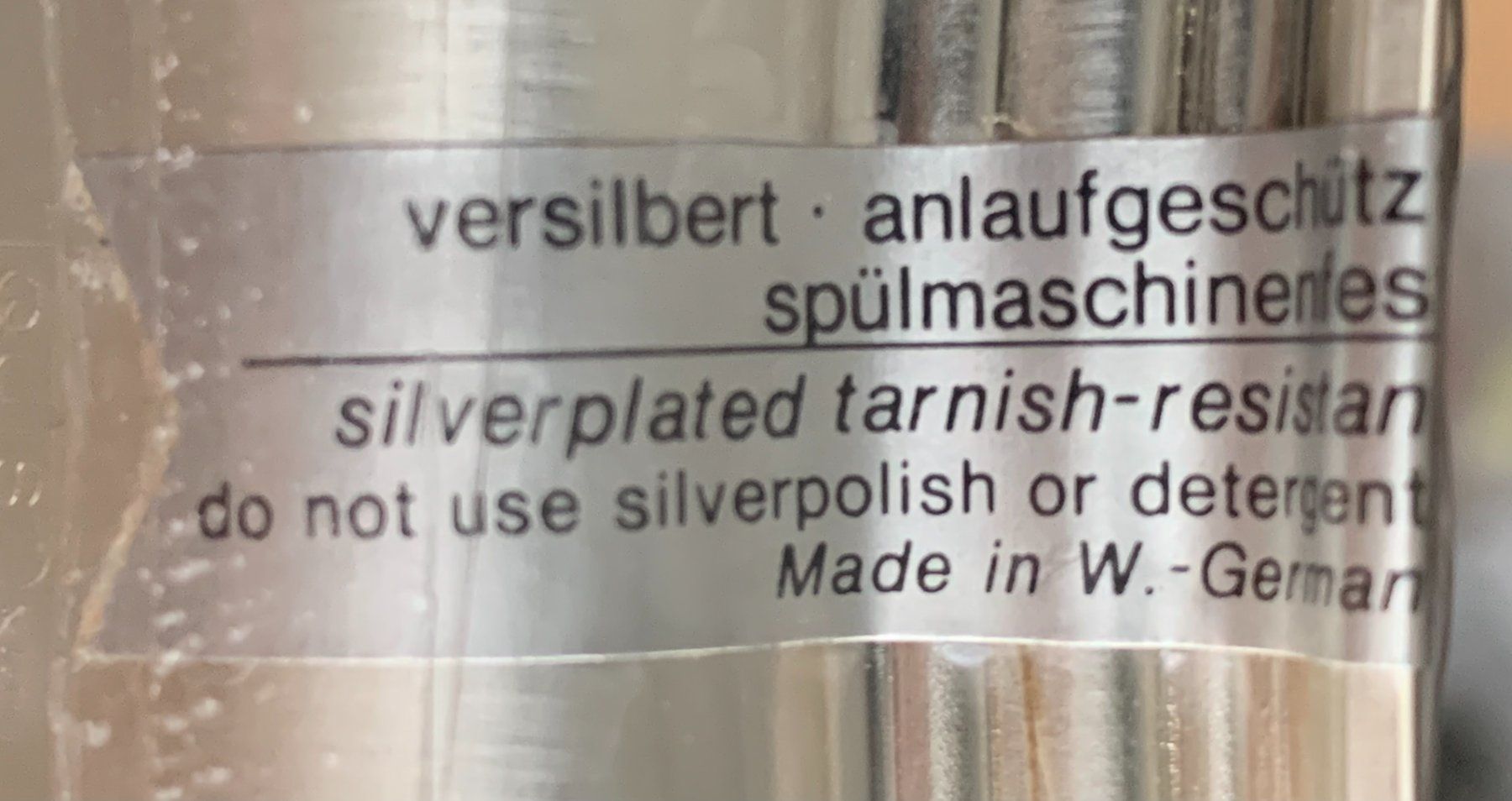 Set di piatti: Teeservice versilbert von QUIST – Nuovo e nell'imballaggio originale da Gundetswil venduto da Egro100 6