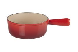 LE CREUSET Fonduecaquelon ø 24 cm kirschrot - neu