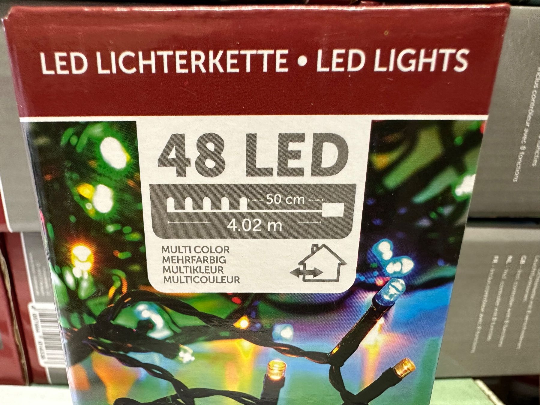 Ghirlande e barre luminose: neue multicolor Lichterkette mit Timer – Nuovo e nell'imballaggio originale da Necker venduto da liq24 1
