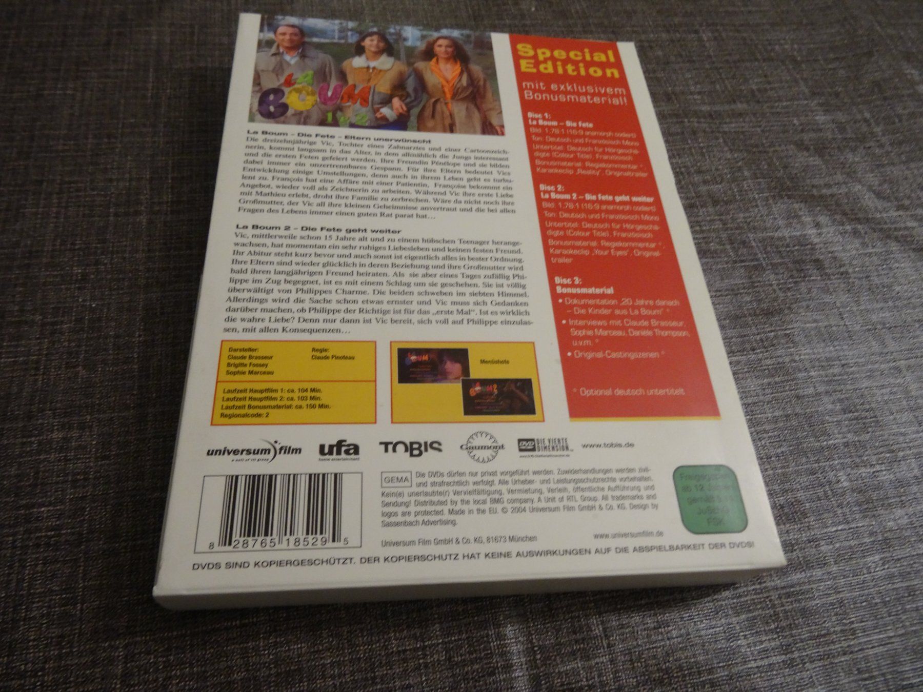 Alle DVDs: La Boum 1 & 2 DVD Box Special Edition – Gebraucht aus Olten von Disc-Verkauf 1