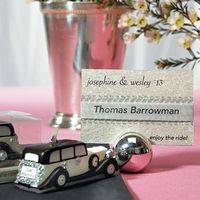 Edle Kerze 'Hochzeitsauto'