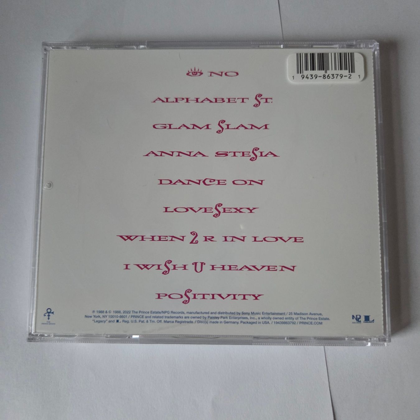 CDs: Prince - Lovesexy - CD - 2022 Reissue – Neu (gemäss Beschreibung) aus Olten von clayrout 1