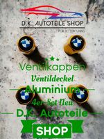 BMW Ventilkappen Ventildeckel 4er-Set Aluminium in gold Neu