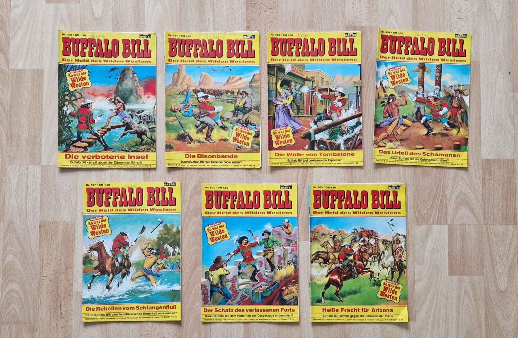 Fumetti: "Buffalo Bill"- Comics (sieben Hefte) – Usato da Aarau venduto da Vintage1969