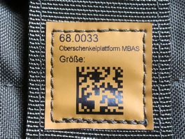 Schweizer Armee MBAS Oberschenkel Plattform Molle  GT TAZ 90
