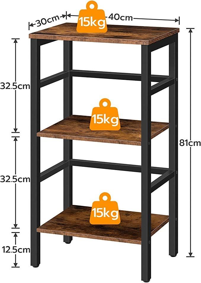 Scaffali: Leiterregal Standregal 3 Ebenen Bücherregal Multifunktion – Nuovo e nell'imballaggio originale da Zürich venduto da NovaDen 2