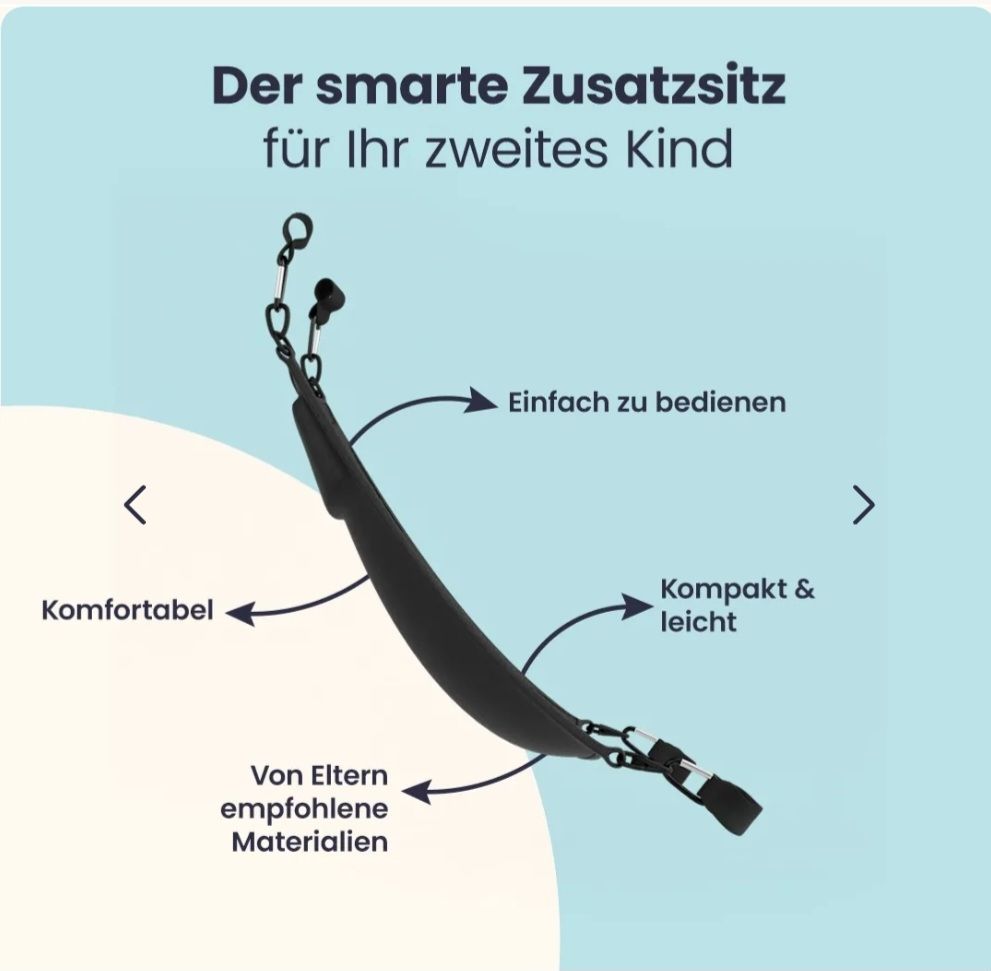 Kinderwagen: Hoppie Kinderwagen-Hängemattensitz – Neu (gemäss Beschreibung) aus Wädenswil von ann_art 4