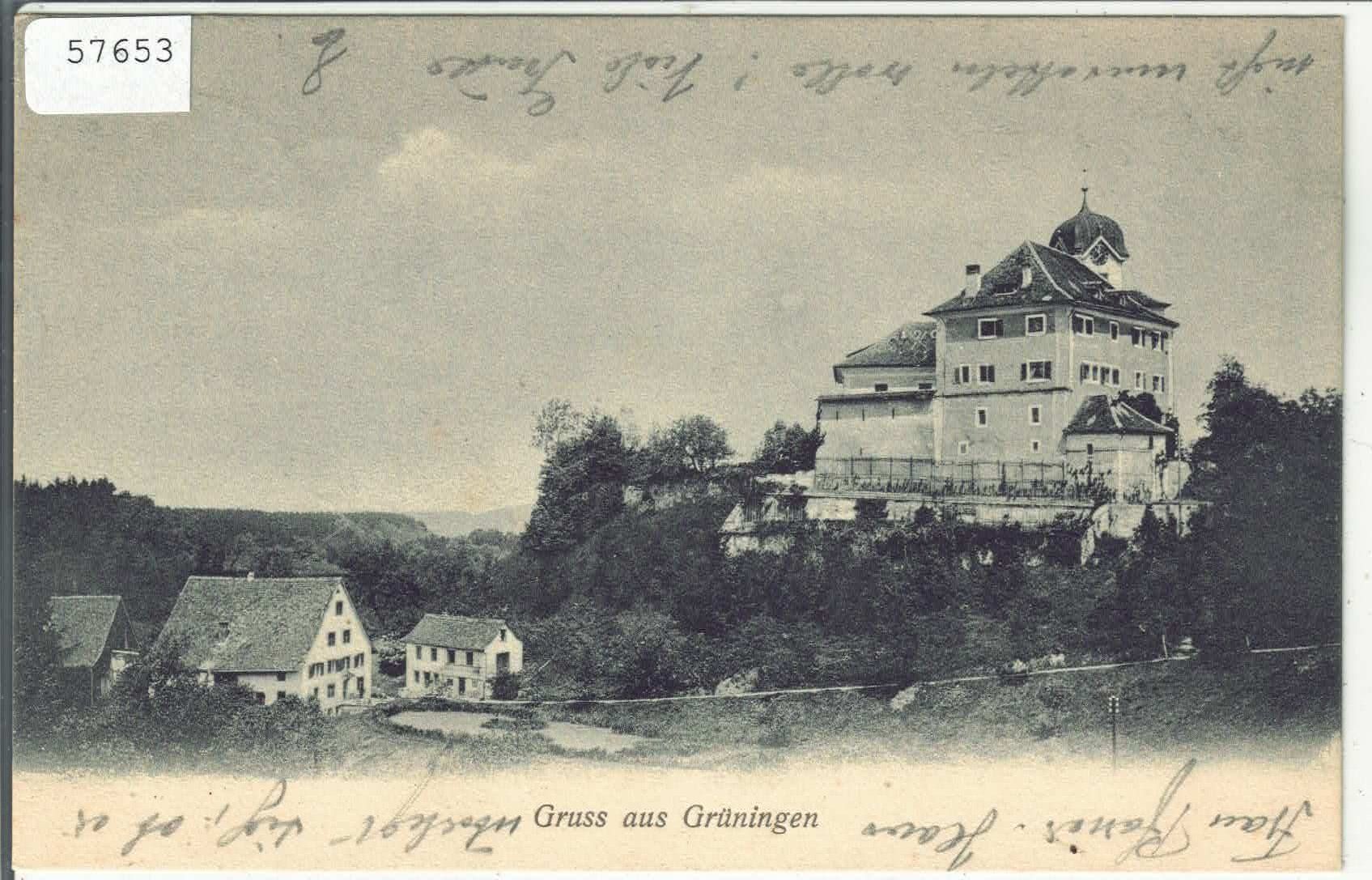 Cartoline postali: Gruss aus Grüningen – Usato da Ettingen venduto da Kartenplanet