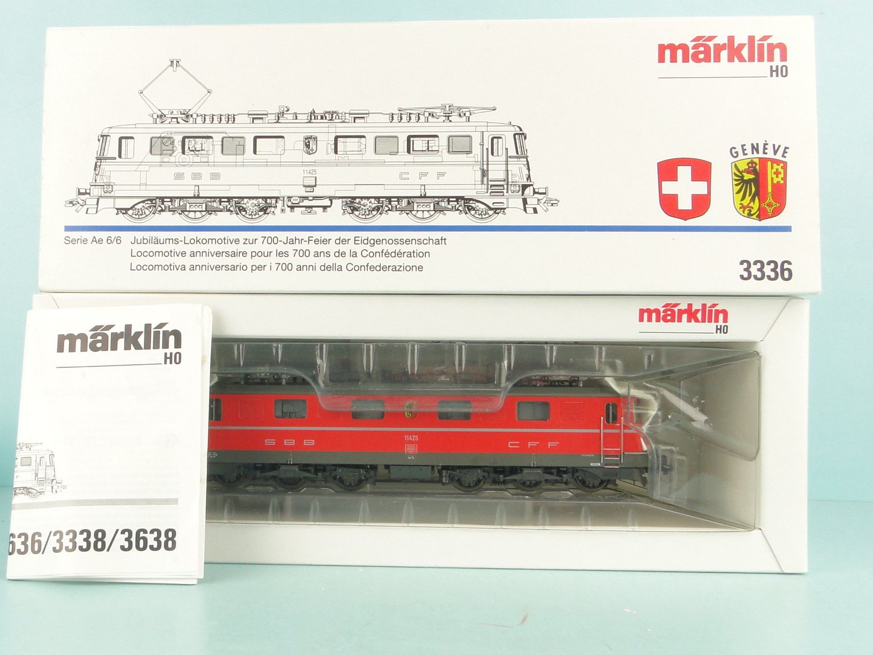 Märklin Modellini di ferrovie: Märklin 3336 Ae 6/6 Genf – Usato da Bülach venduto da cann11 1